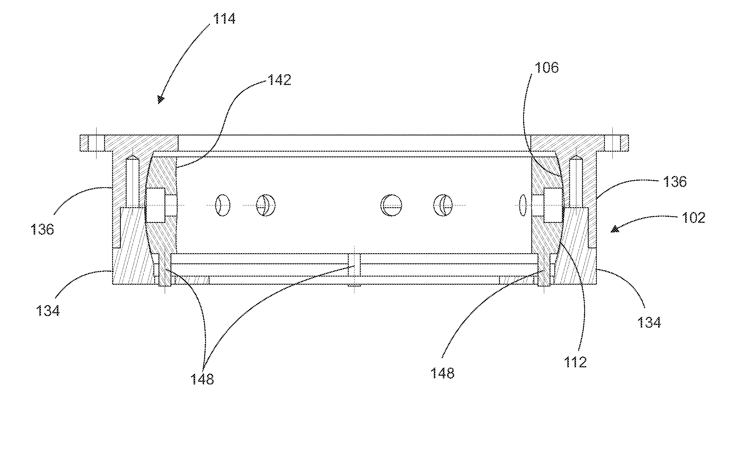 Pdc bearing for use in a fluid environment