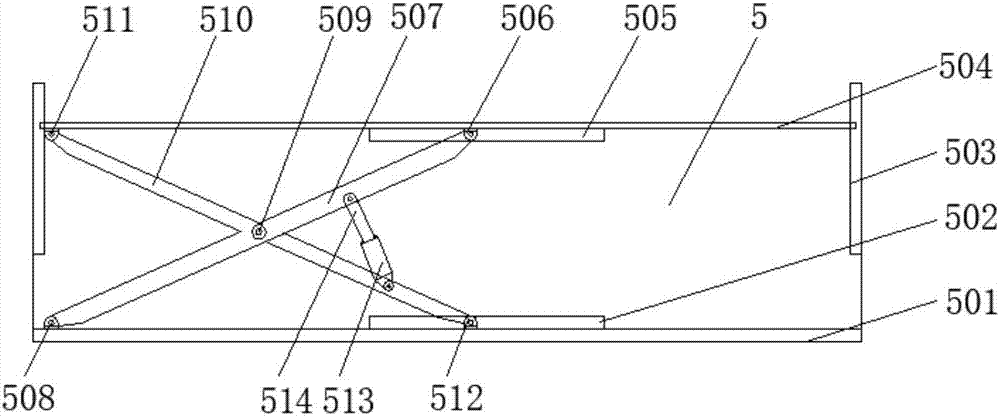 Sheet metal frame with functions of height adjustment and clamp rotation