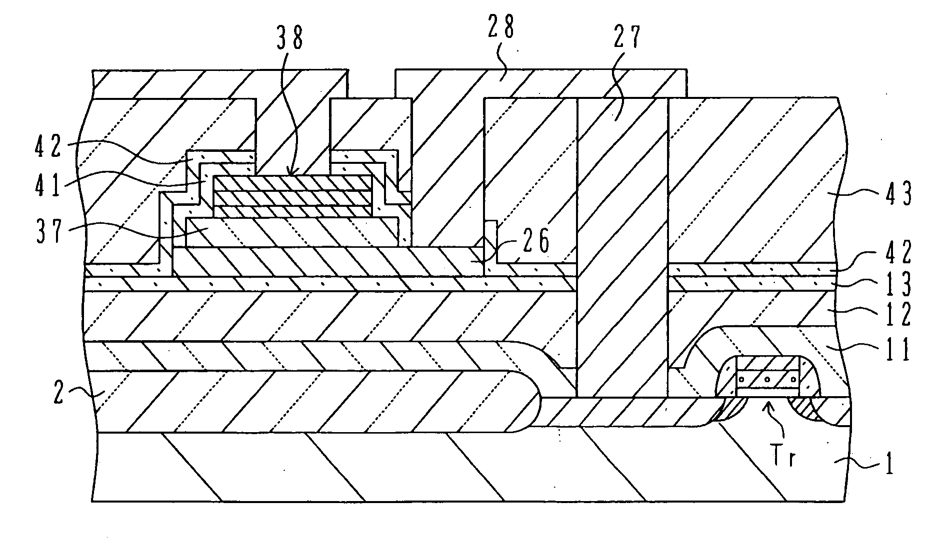 Semiconductor device including ferroelectric capacitor