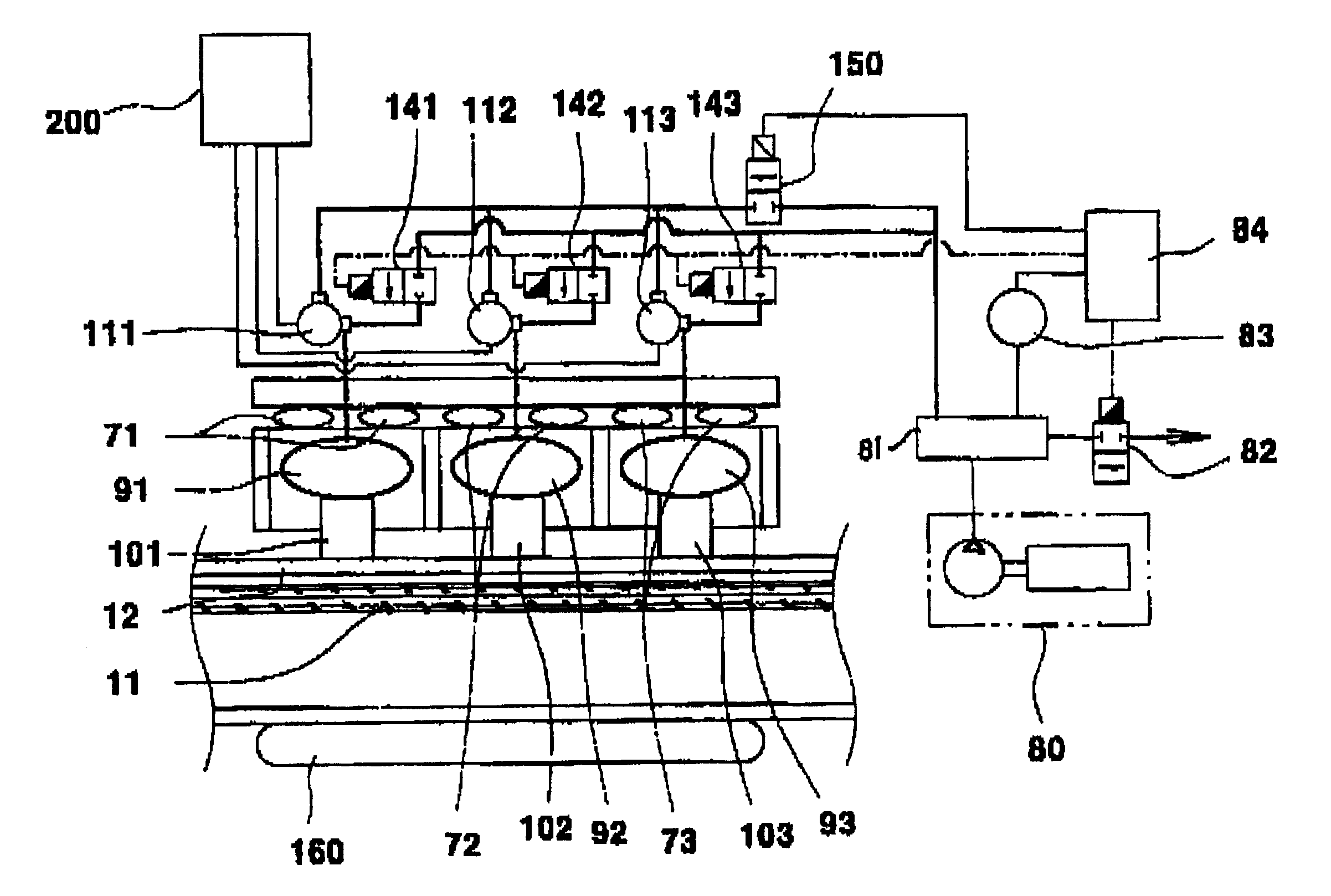 3-point radial artery pressure pulse wave transducer using pneumatic system