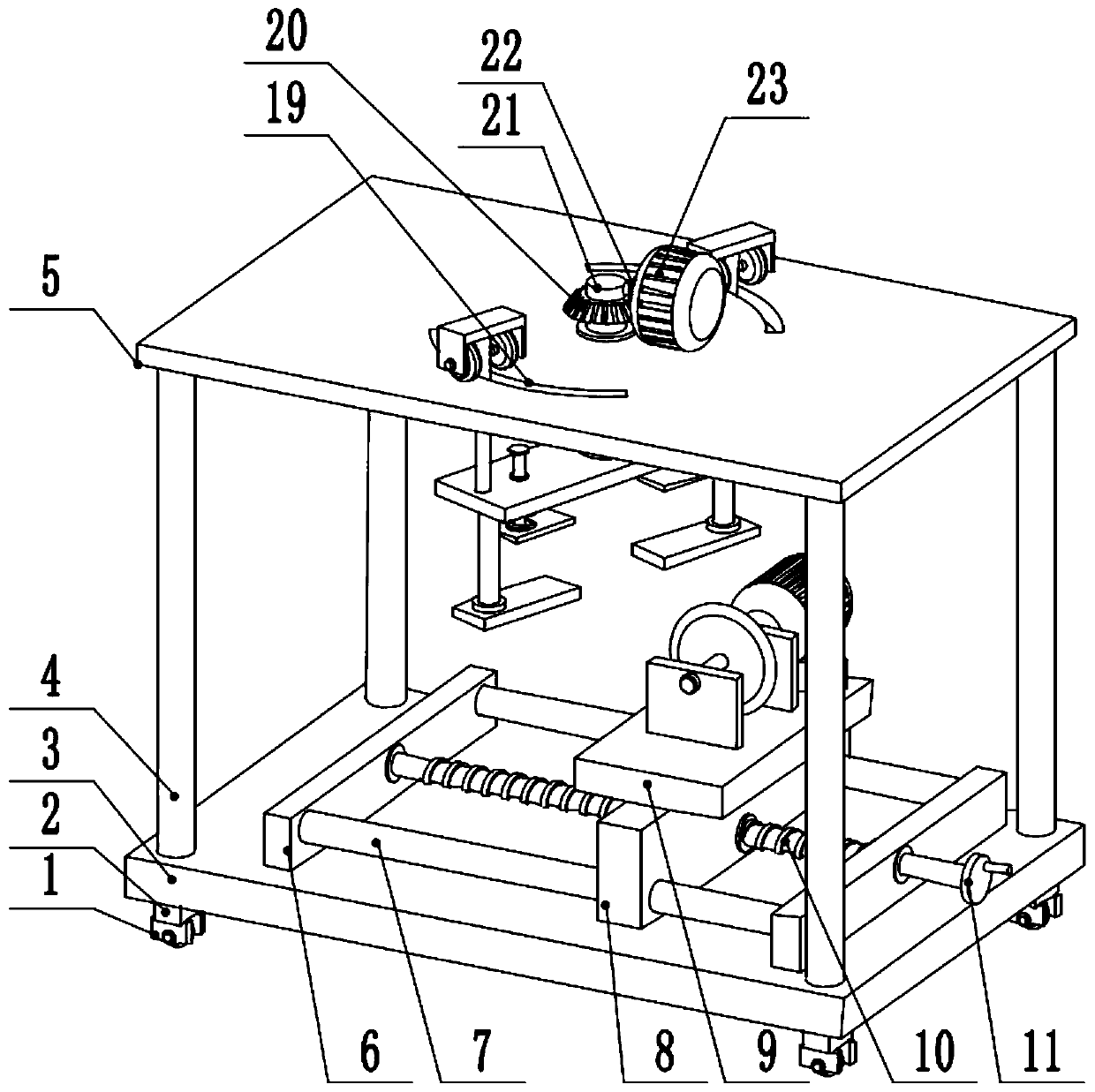 High-safety cutting device for production of communication equipment shell