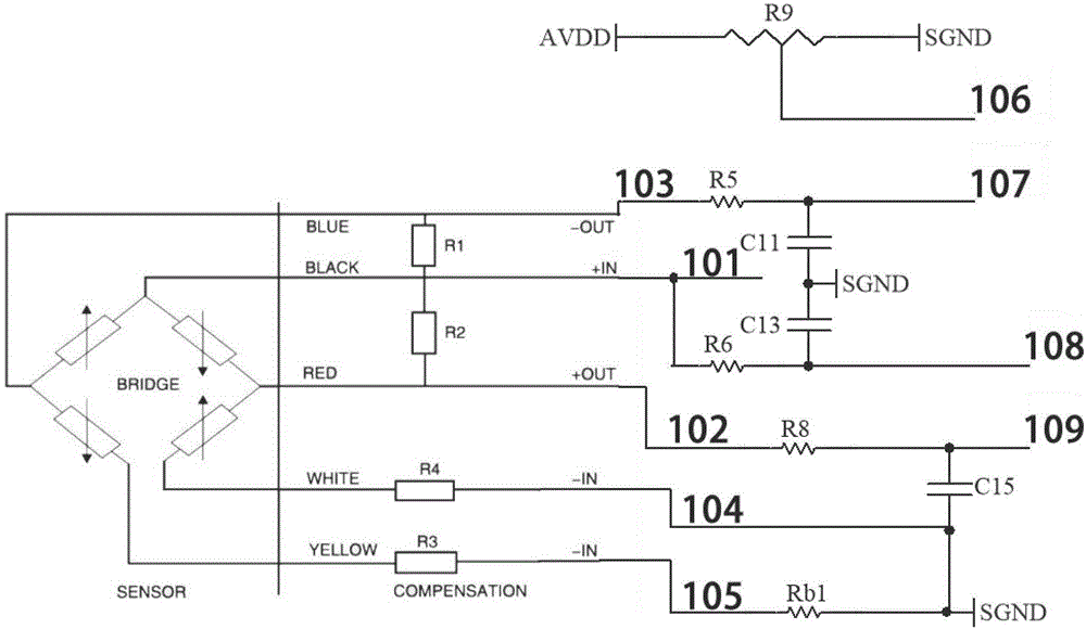 Pressure sensor temperature measuring system