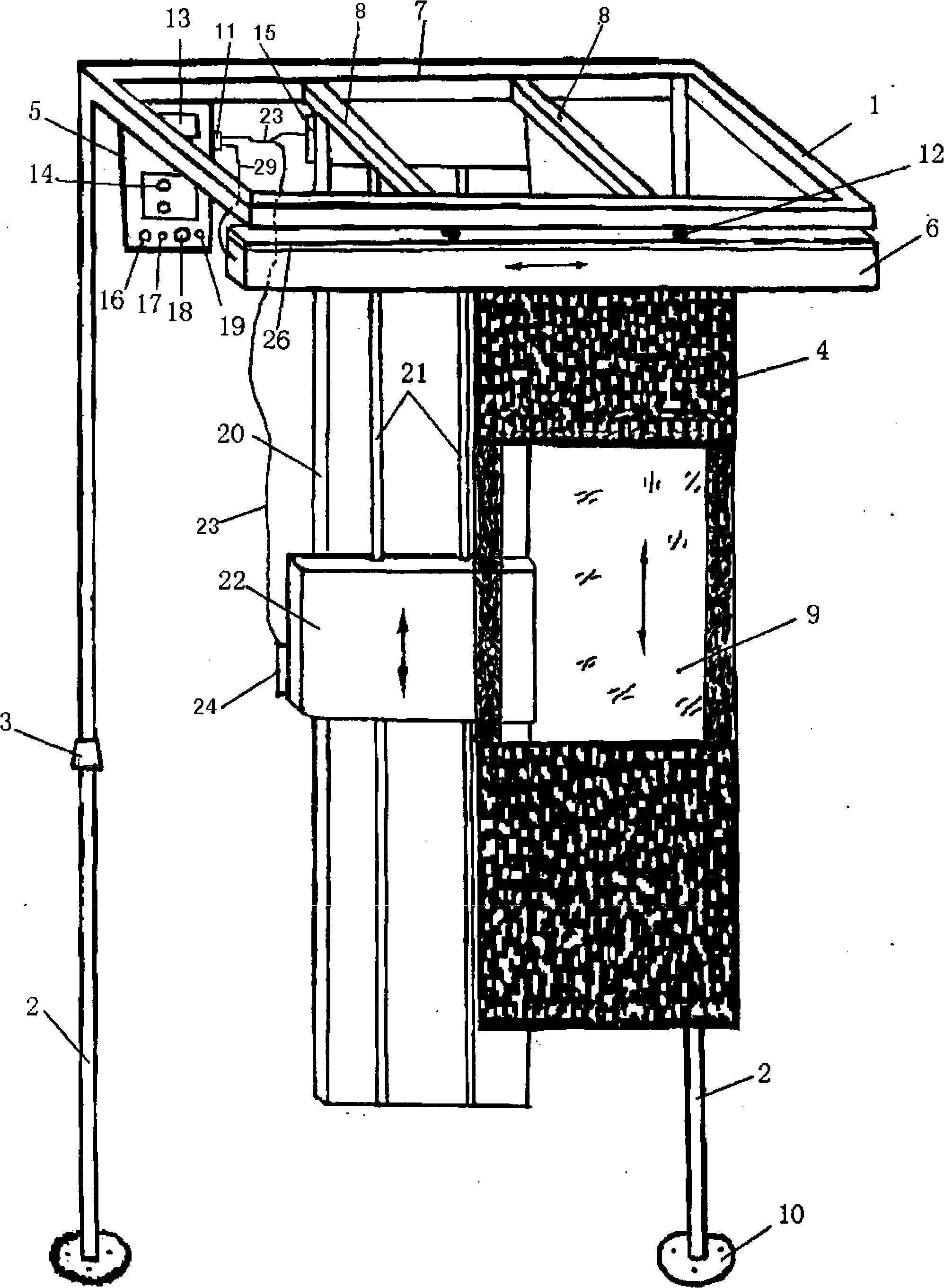 Automatic protection device for preventing medical radiation