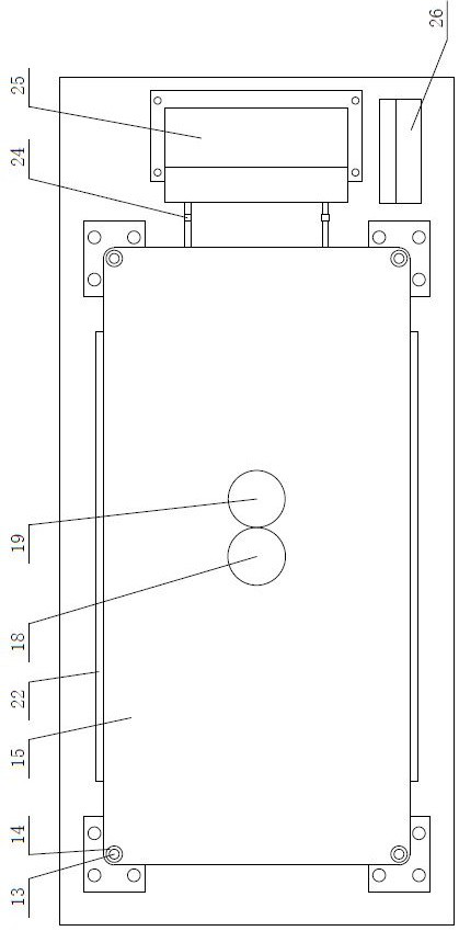 Control system of heat transfer effect testing device and use method thereof