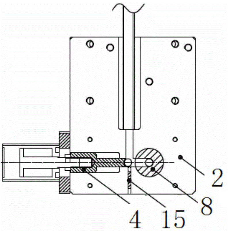Automatic inner-hole clamp spring assembling device and method