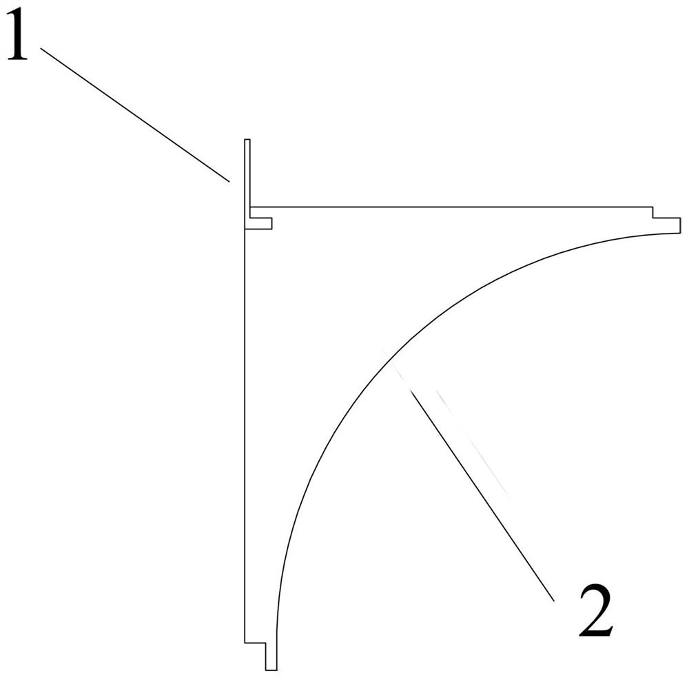 Quickly-mounted suspended ceiling molding plate and mounting mode