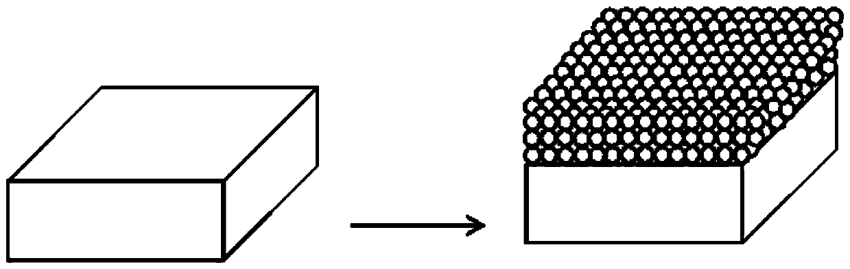 A kind of high surface area solid polymer membrane electrode and preparation method thereof