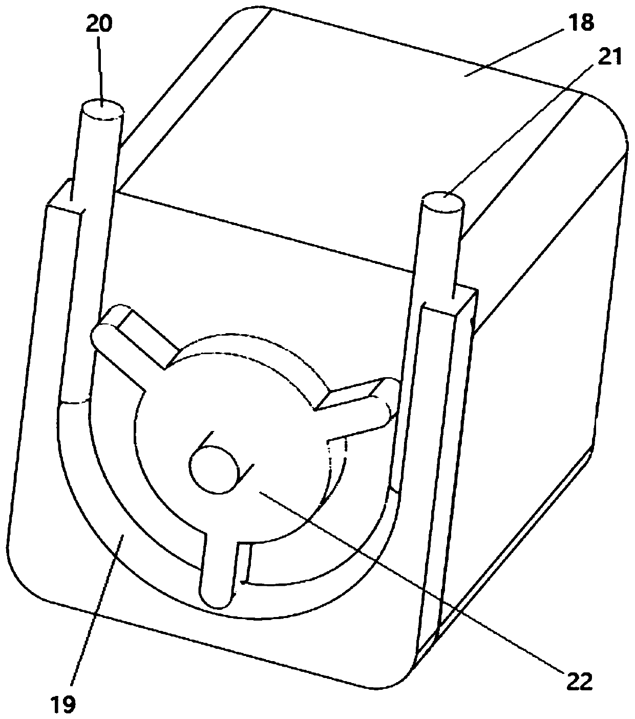 Medical photosensitive resin jet multicolor 3D printer