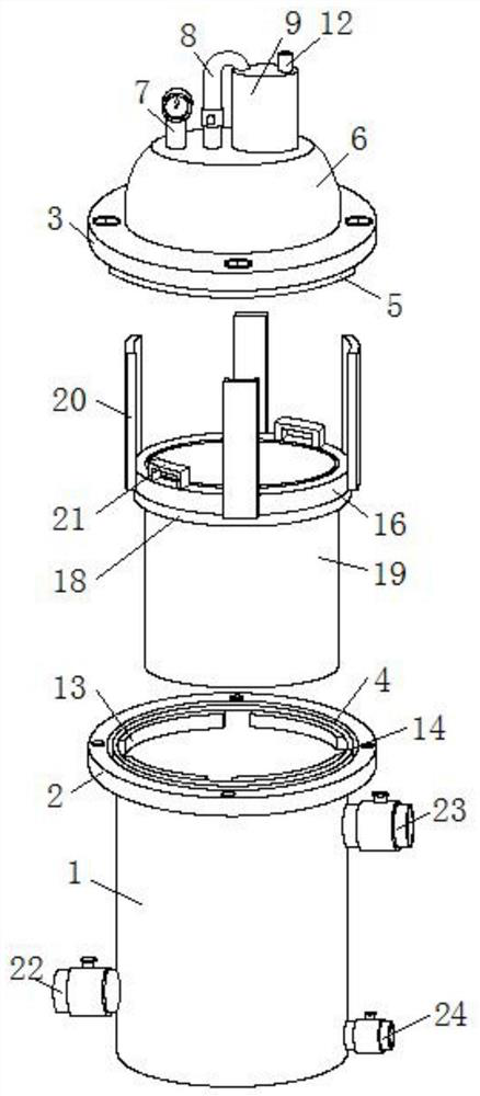 Alnico battery raw material filter device