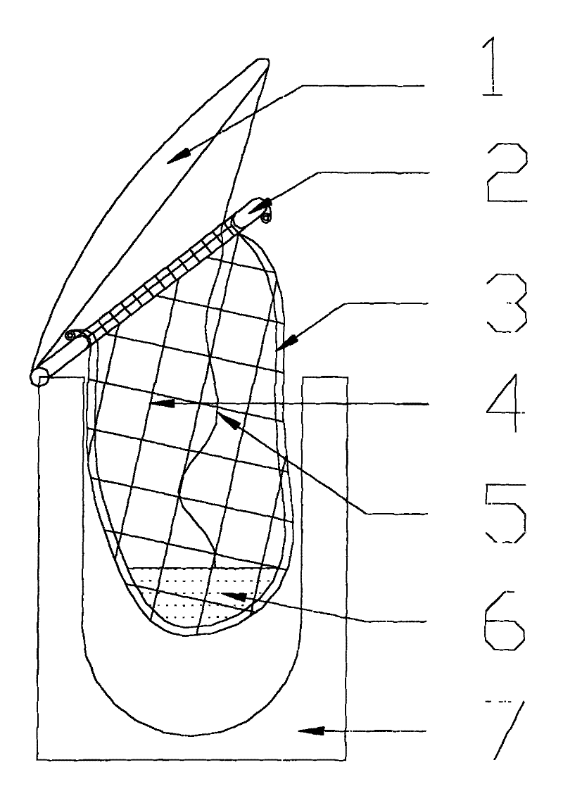 Water closet for underground escape capsule of coal mine