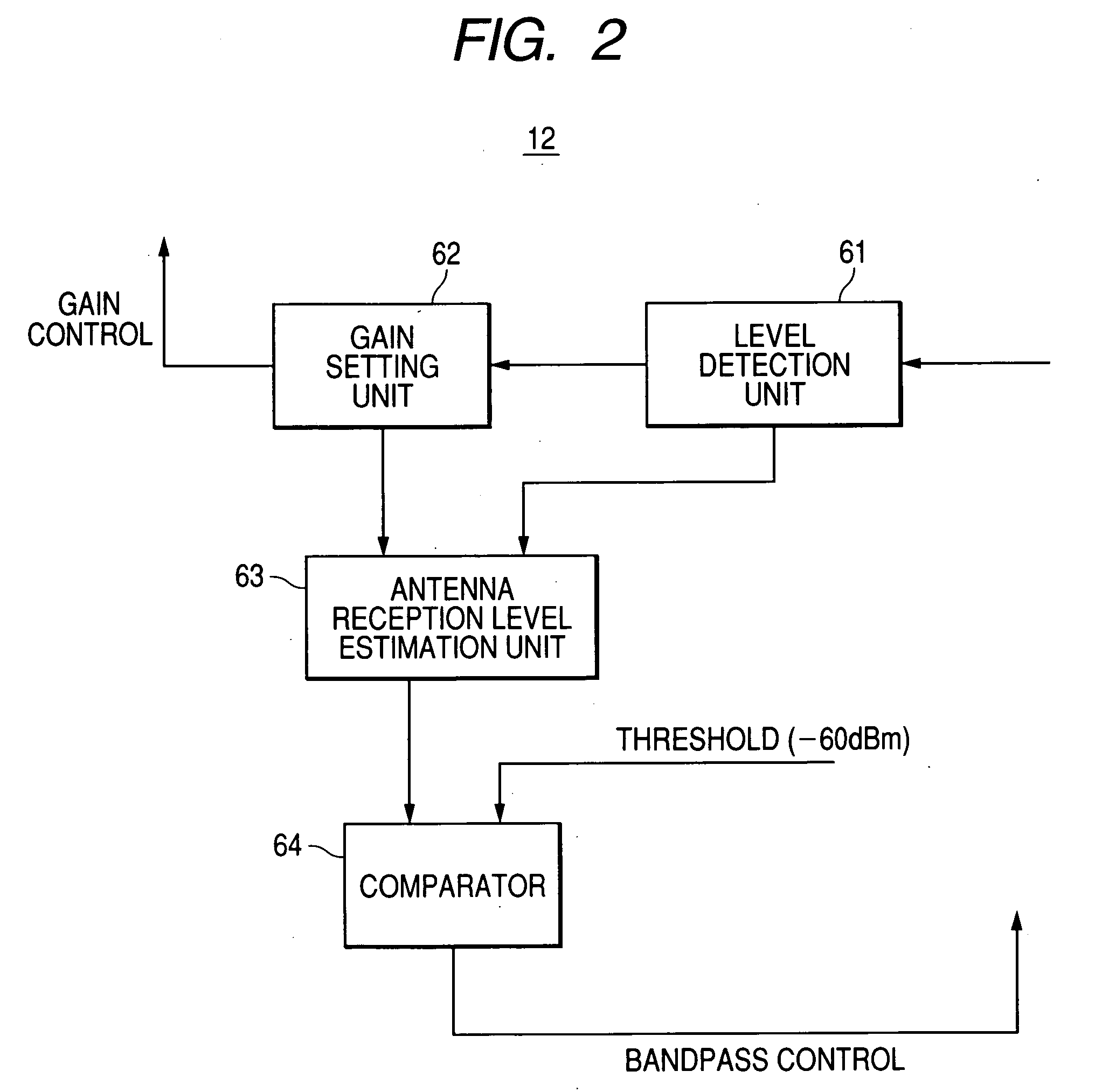 Filter control method, signal processing circuit and integrated circuit for wireless receiver