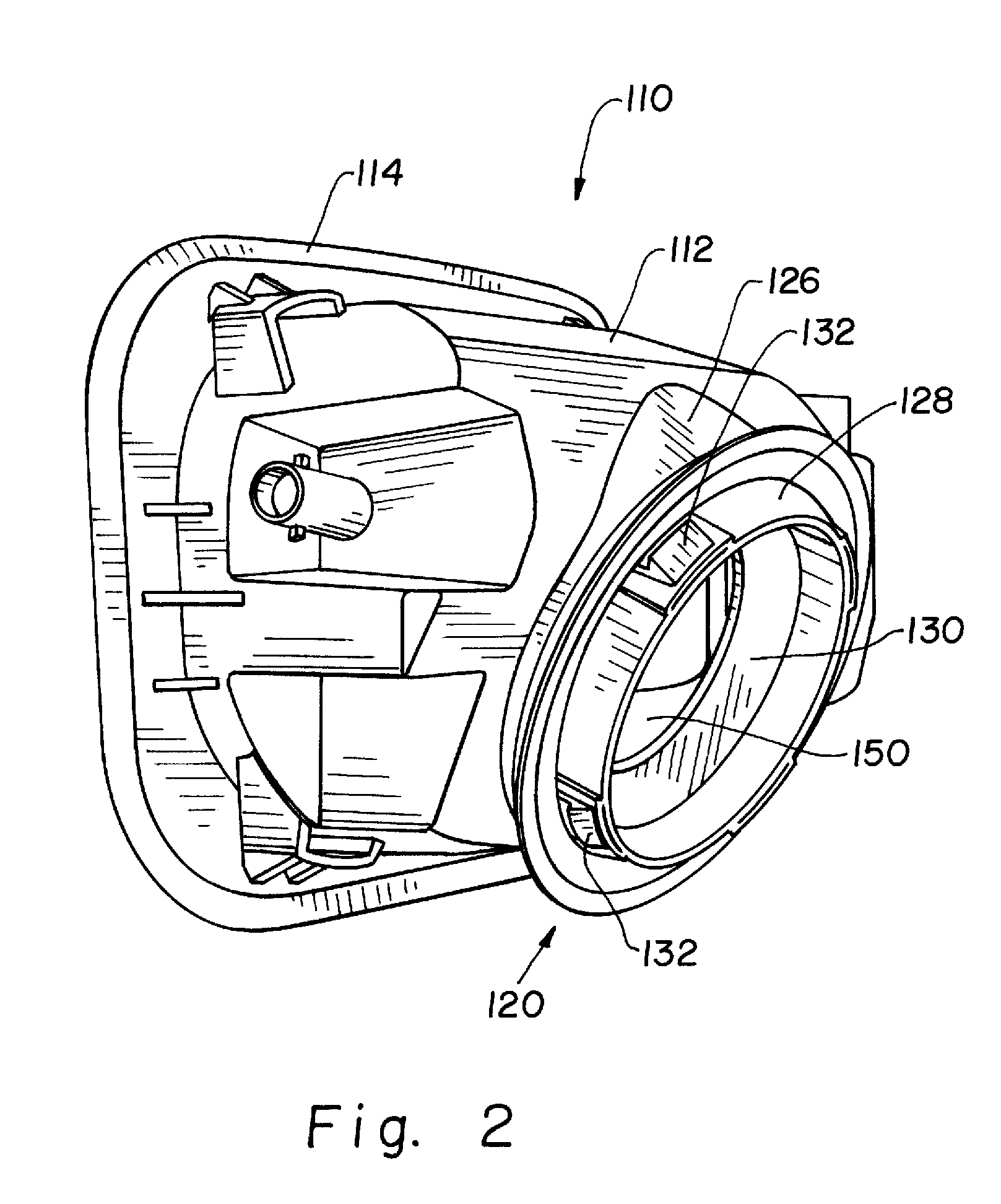 Integrated floating overmolded snap-ring and seal for a plastic fuel housing assembly
