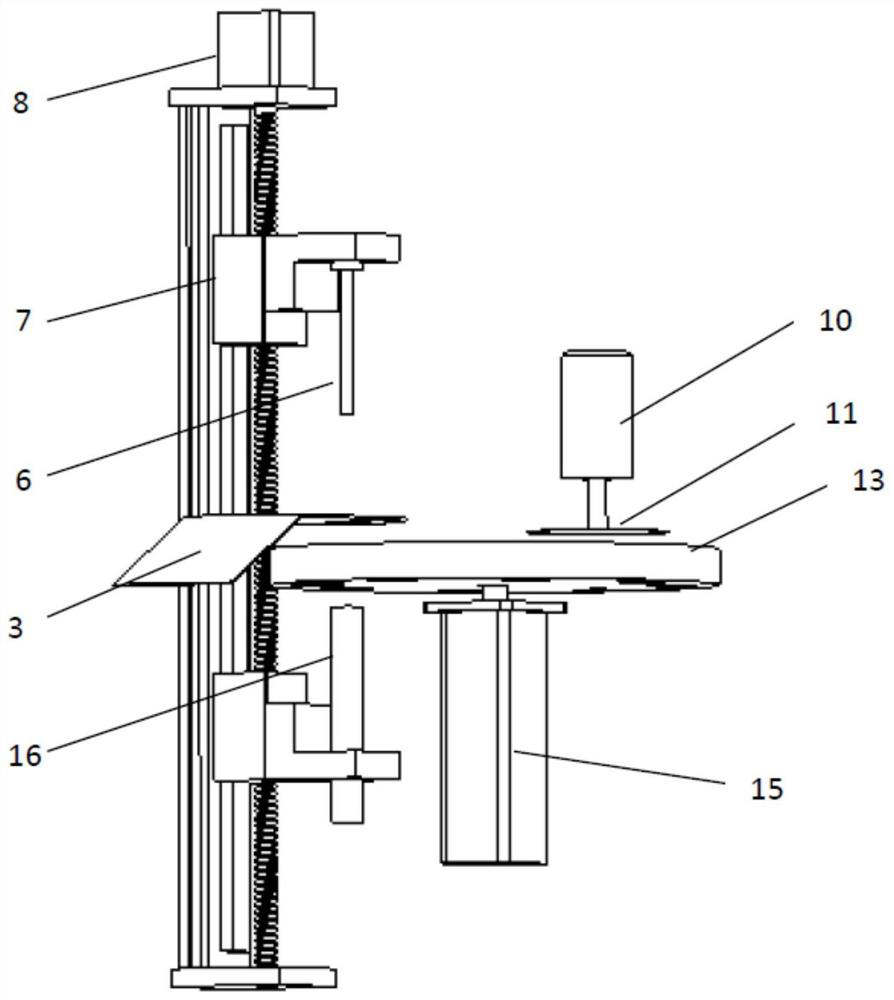 A turntable semi-automatic lychee pitting and peeling machine