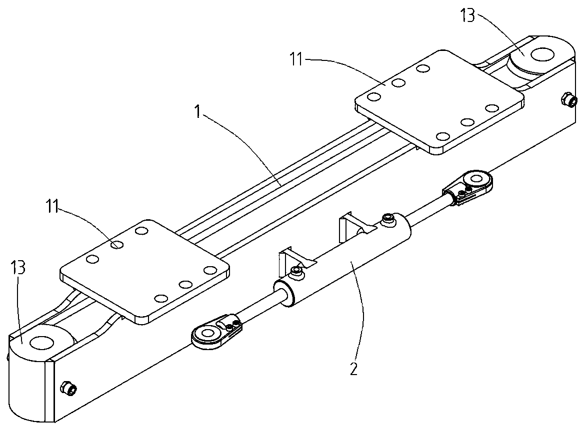 Gate-type axle assembly