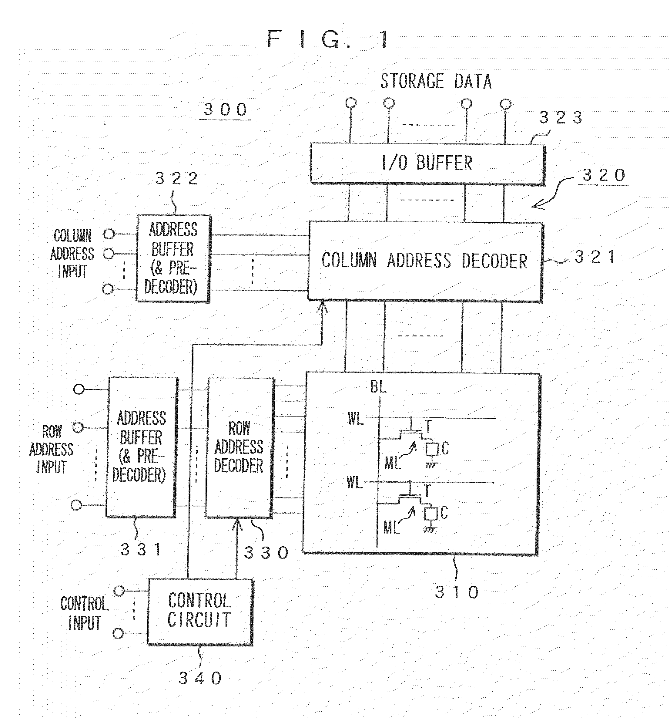 Memory device and device and method for detecting motion vector