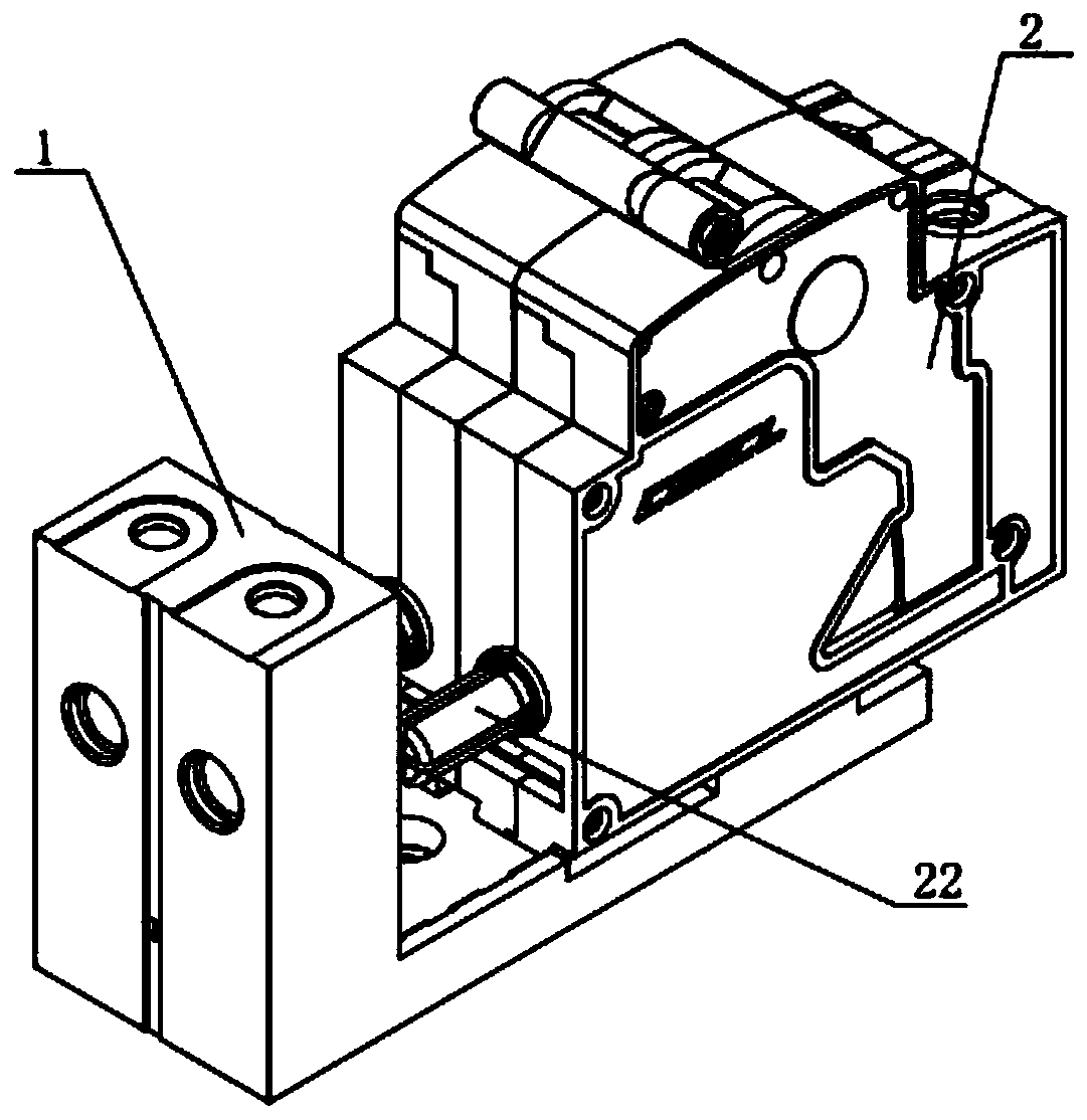 A plug-in miniature circuit breaker