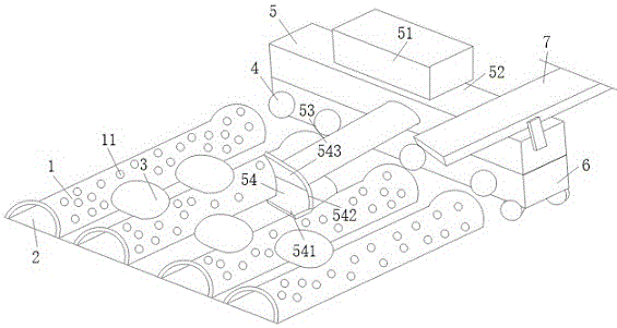 Efficient ventilating and storage device for packaged rice