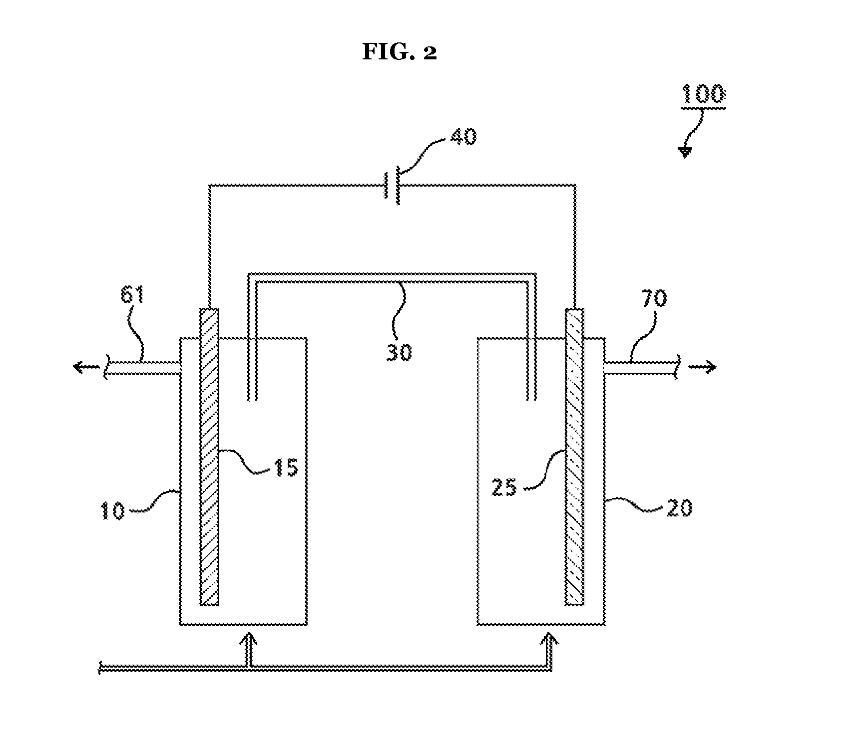 Apparatus and system for treating acid mine drainage using electrochemical reaction
