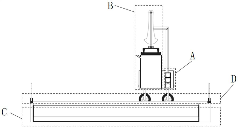 Automatic track type microcapsule forming device based on piston reciprocating