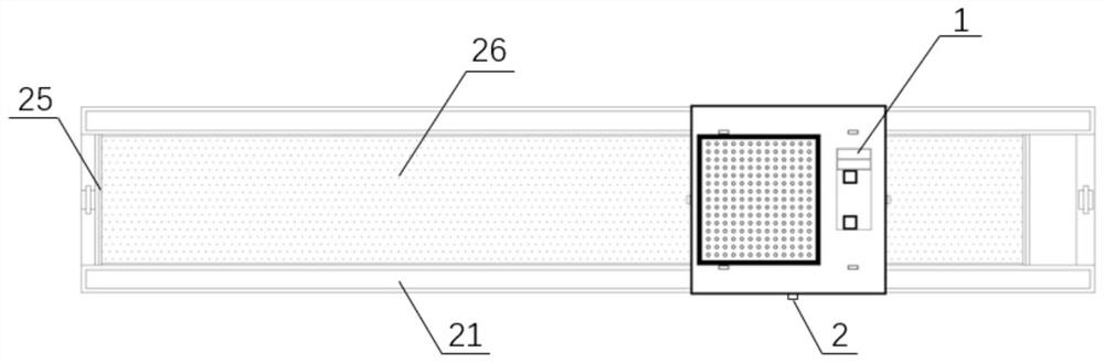 Automatic track type microcapsule forming device based on piston reciprocating