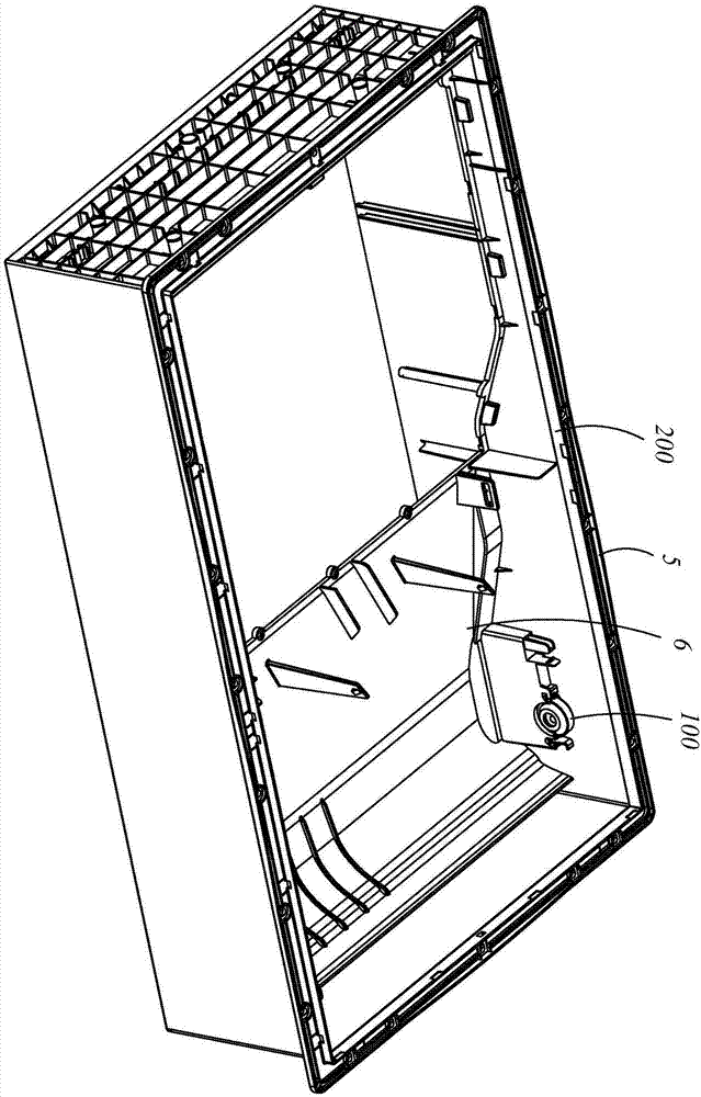 Buckle fixing device and air conditioner