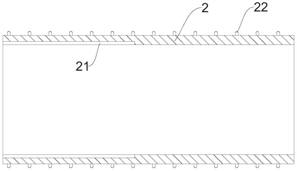 Double-wall corrugated pipe with prefabricated sealing ring and preparation method thereof