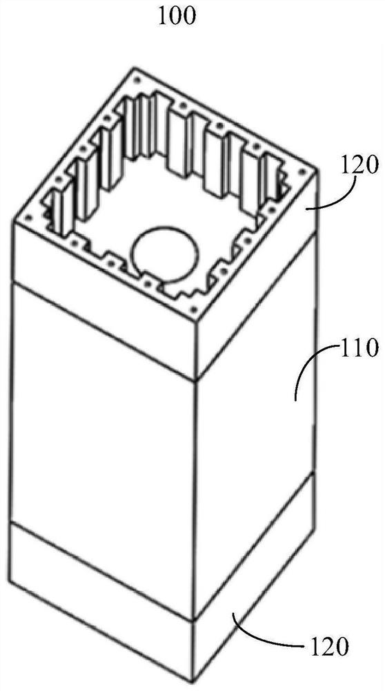 UHPC-based fabricated combined beam-column joint and construction method thereof