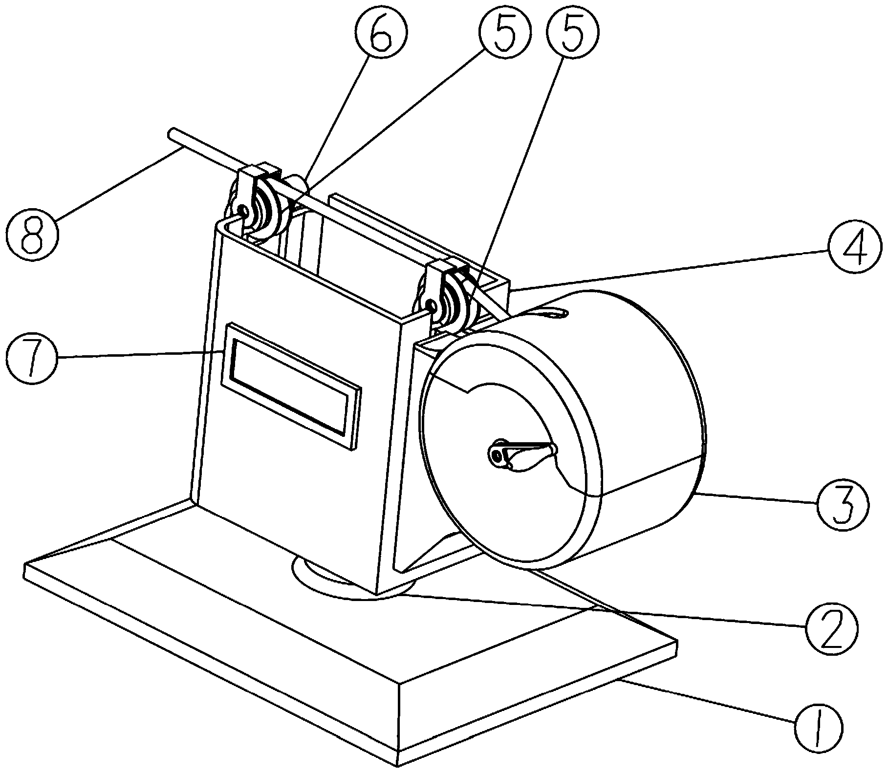 Speed reducer for ground retrieving of small wheel type take-off and landing unmanned aircraft
