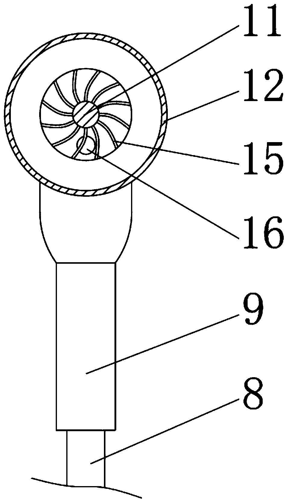 Bathroom shower head convenient to use