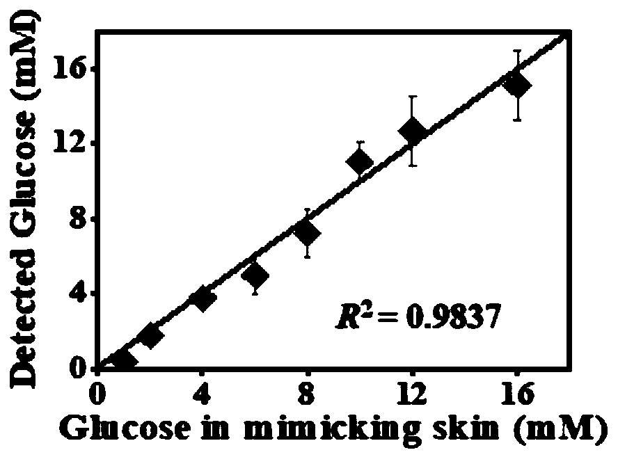 Hydrogel microneedle patch for collecting skin interstitial fluid and preparation method and application method thereof