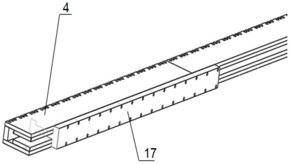 Device for detecting performance of rolling linear guide rail pair