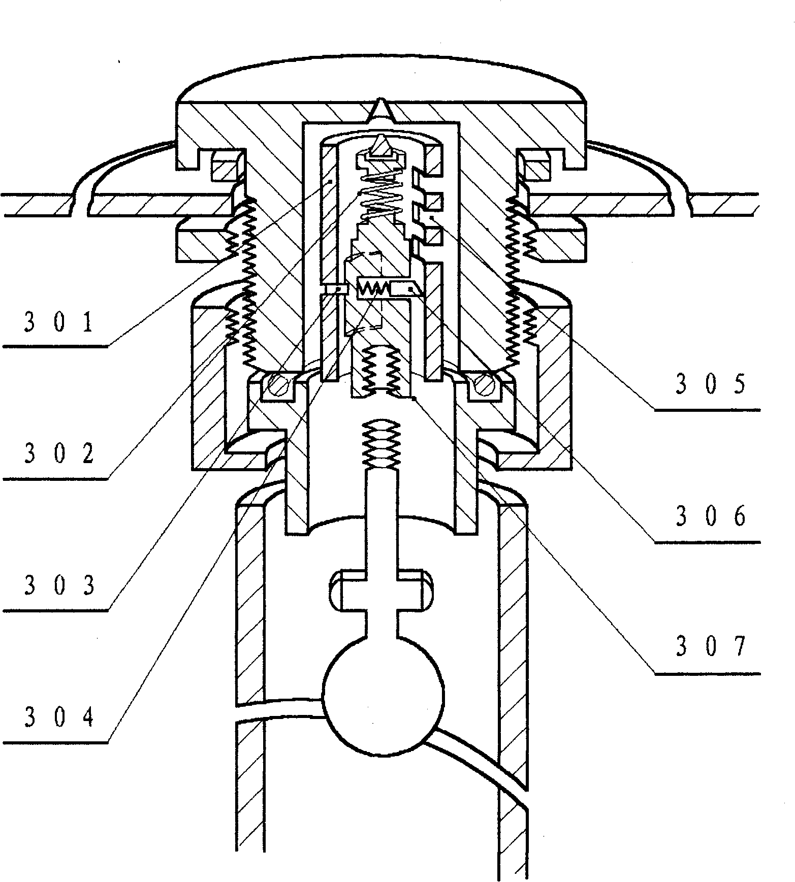 Miniature passive bidirectional vacuum valve