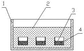 A method for taking out filament perfusion for cathode