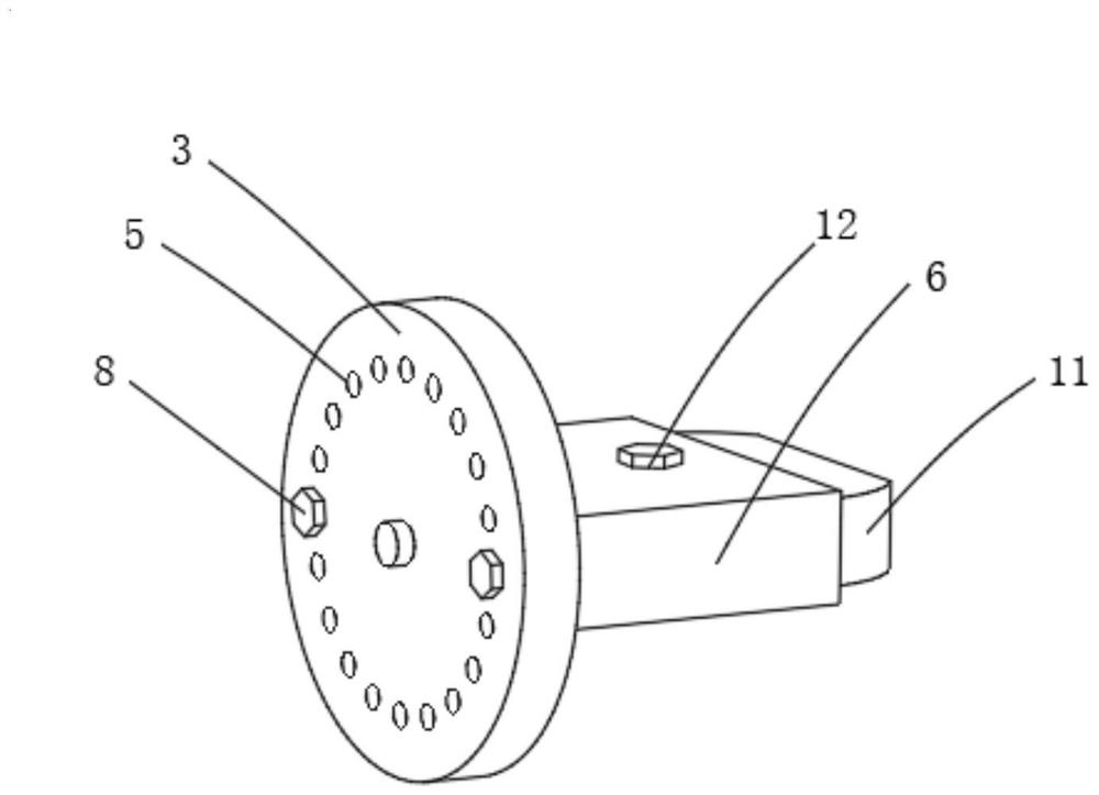 Clamping device of casting mold