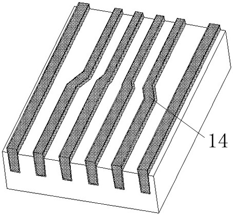 Forming method of semi-embedded thick copper fine circuit of flexible packaging substrate