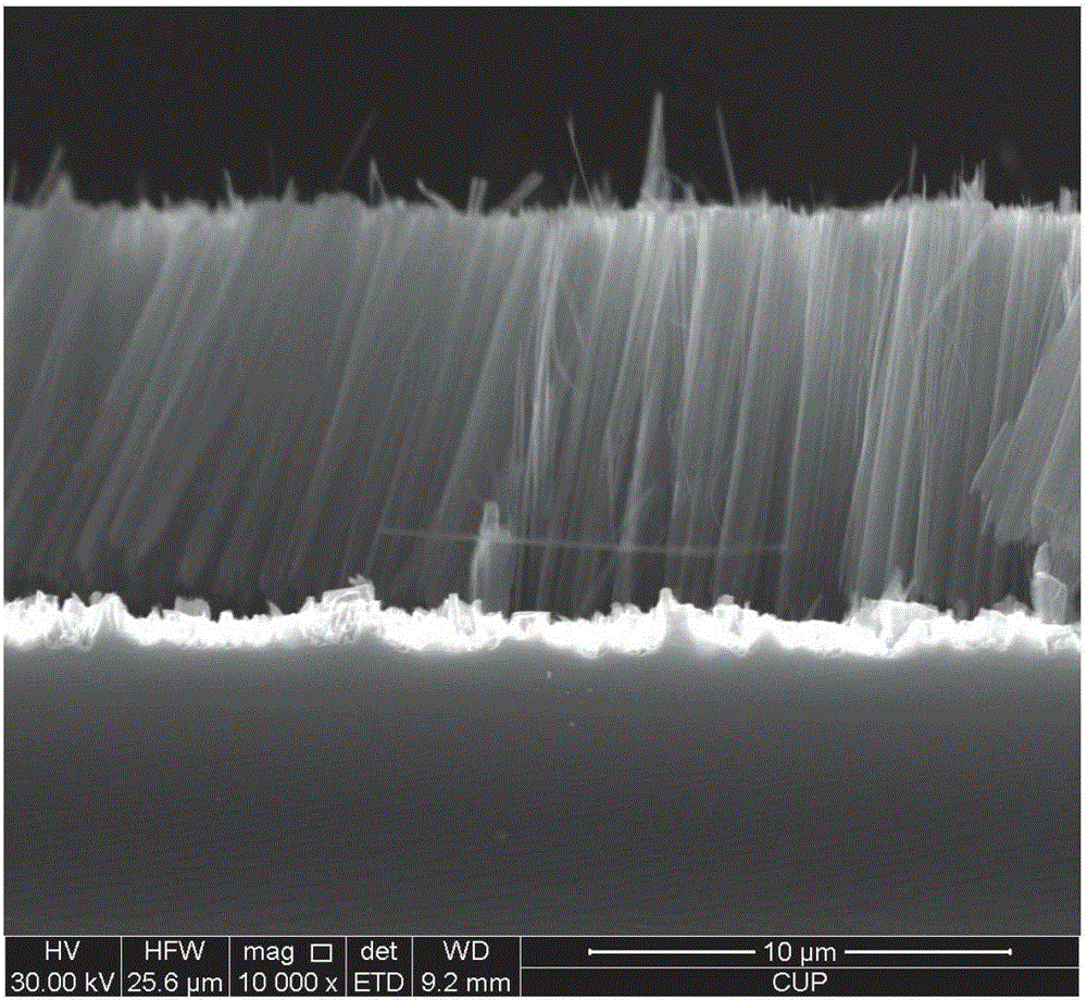 A method for preparing silicon nanowire arrays that are easy to separate in large areas