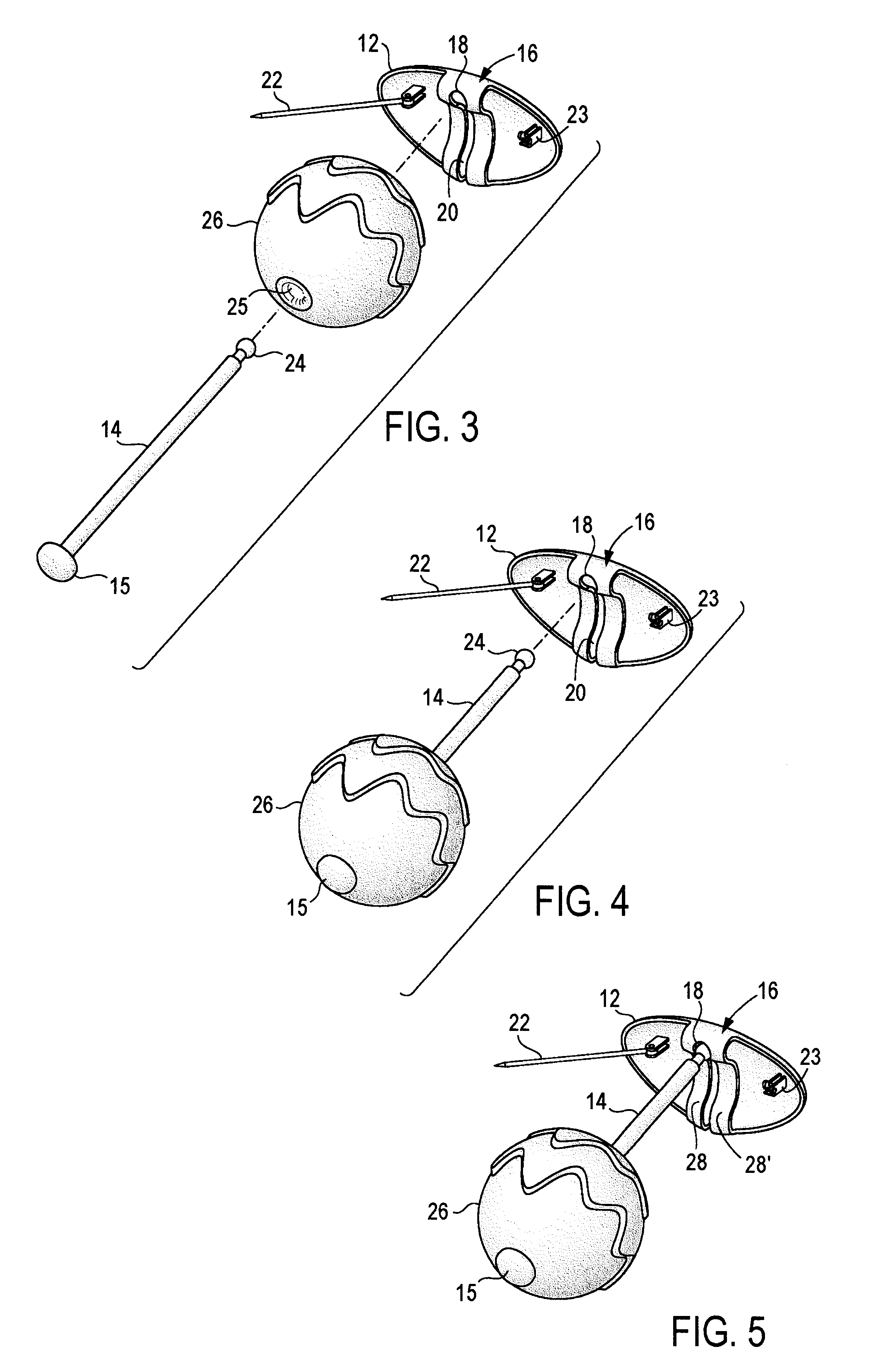 Interchangeable ornament display jewelry apparatus