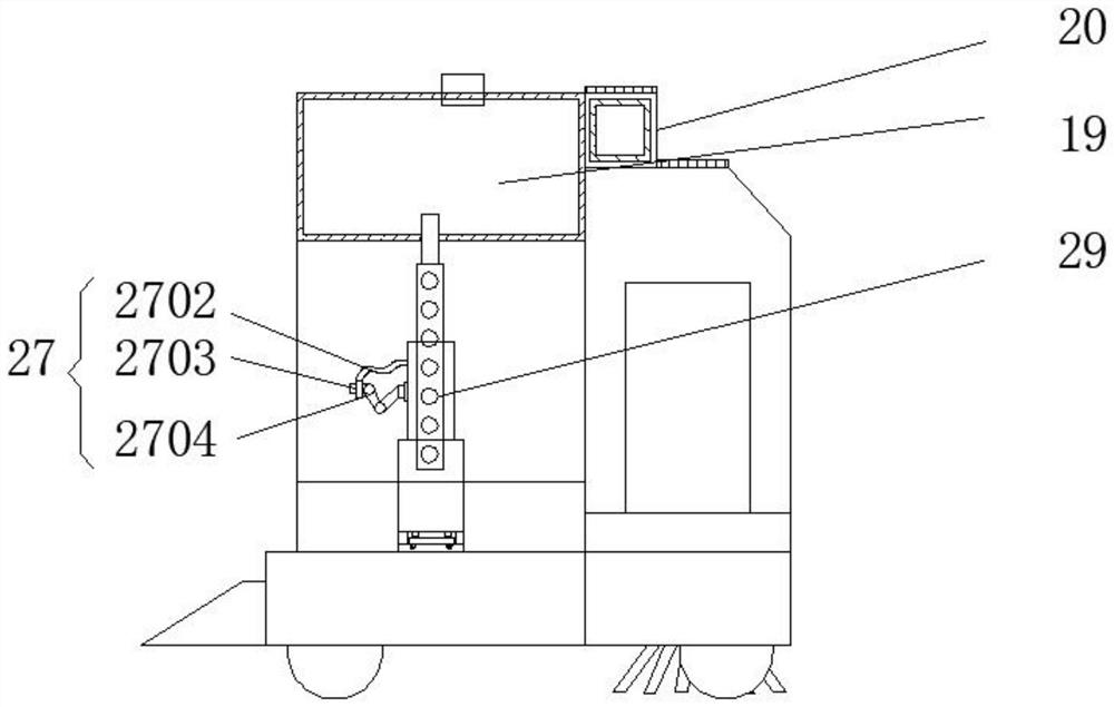 Multifunctional small environmental sanitation cleaning vehicle for road cleaning