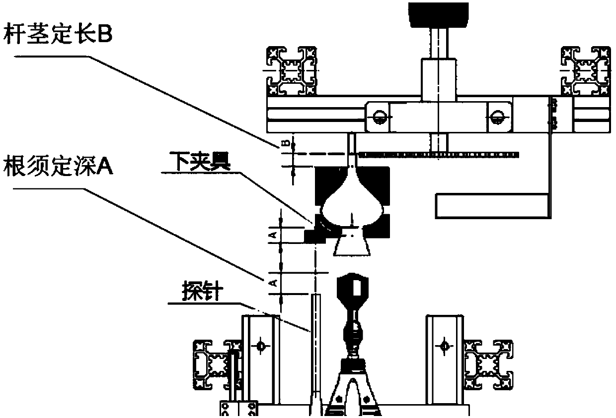 Garlic root hair and stem cutting device