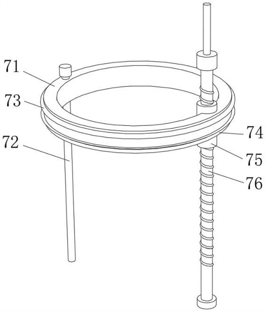 Waste gas and sewage efficient treatment device for graphite reaction kettle