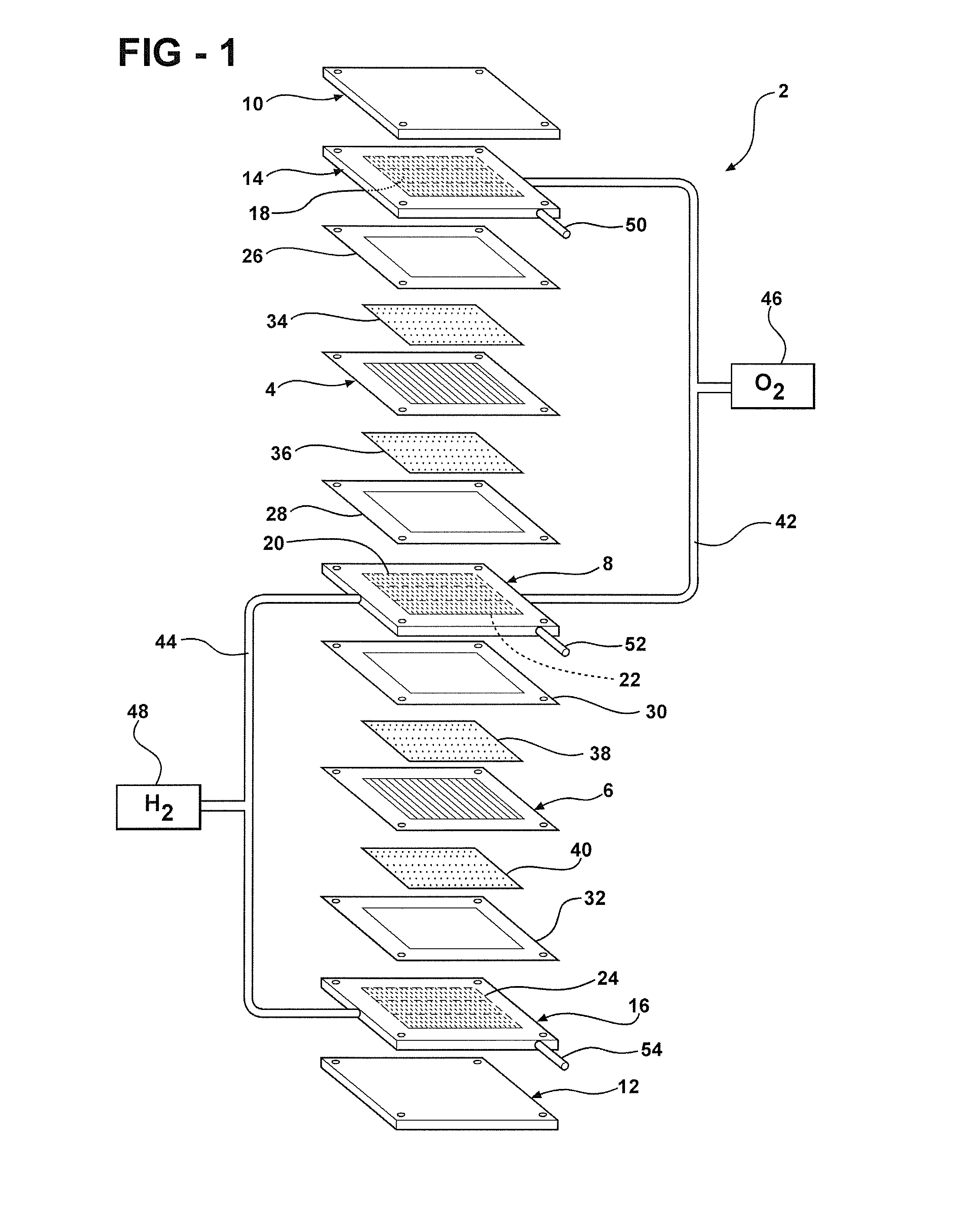 Fuel cell compression retention system using compliant strapping