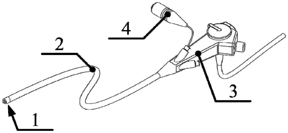 Wire conduction ultrasonic bronchoscope for liquefying thick sputum