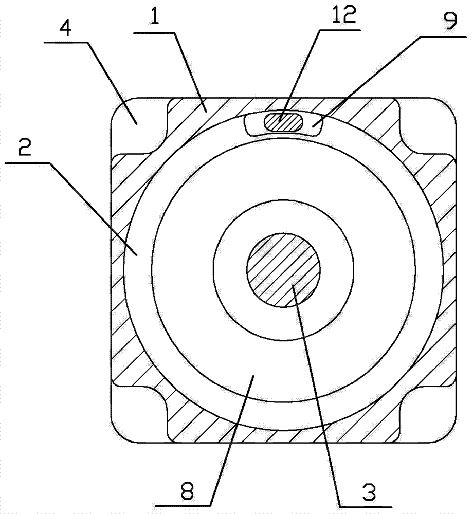 Servo motor with inertia disc and its installation method