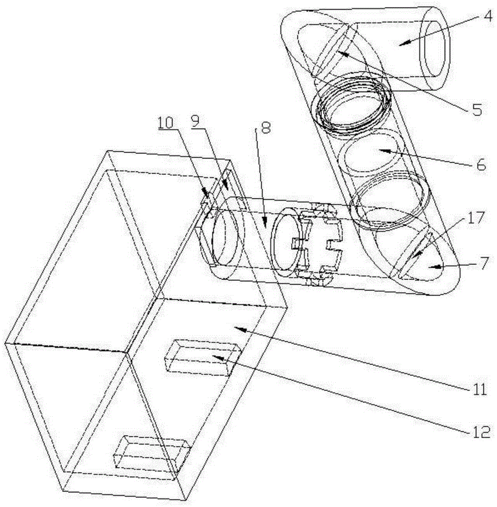 Periscopiec camera auxiliary device