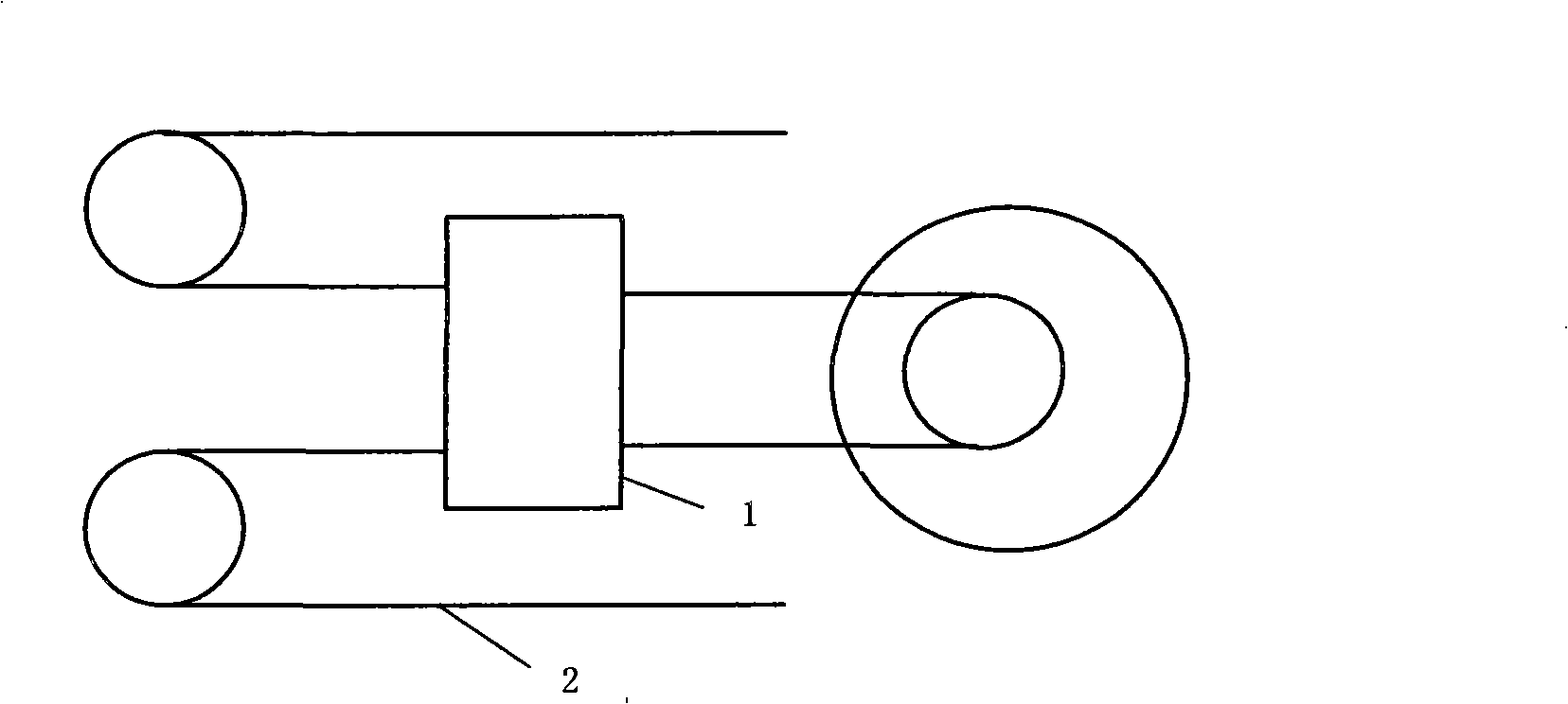 Method and apparatus for detecting battery diaphragm paper sand hole