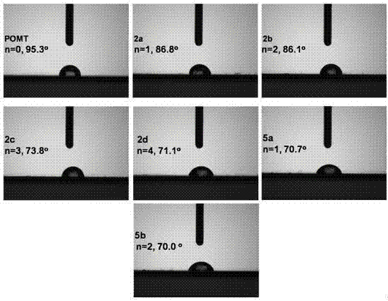 Polythiophene with hydrophilic group in side chain and preparation method thereof