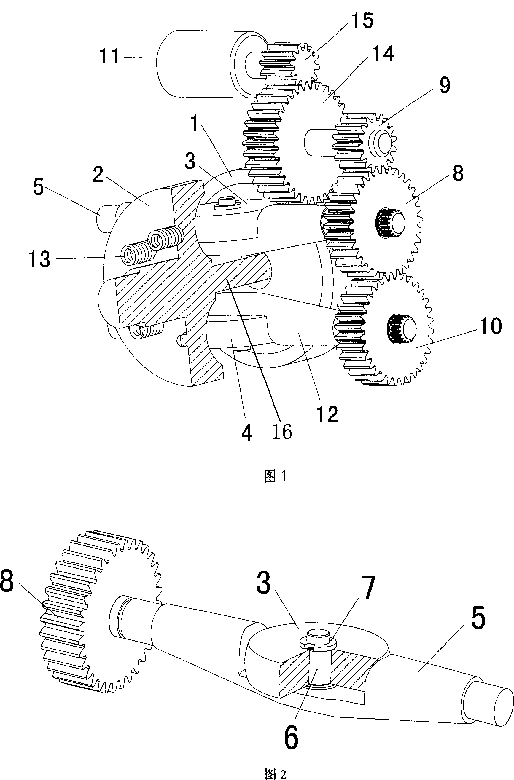 Steeringangle transmission ratio adjustable steering system