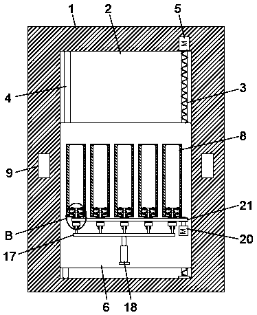 A wire drawing processing device for the outer surface of stainless steel pipe