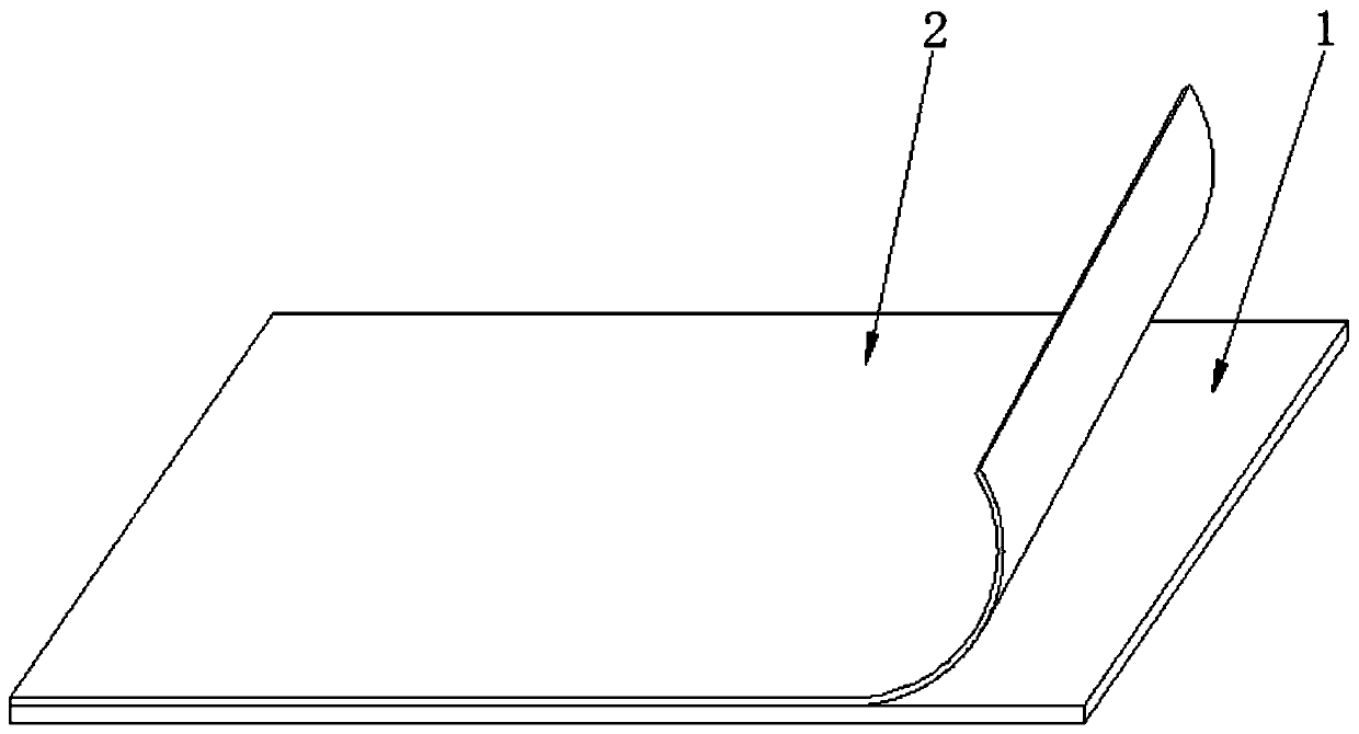 Modified film cloth and preparation method thereof