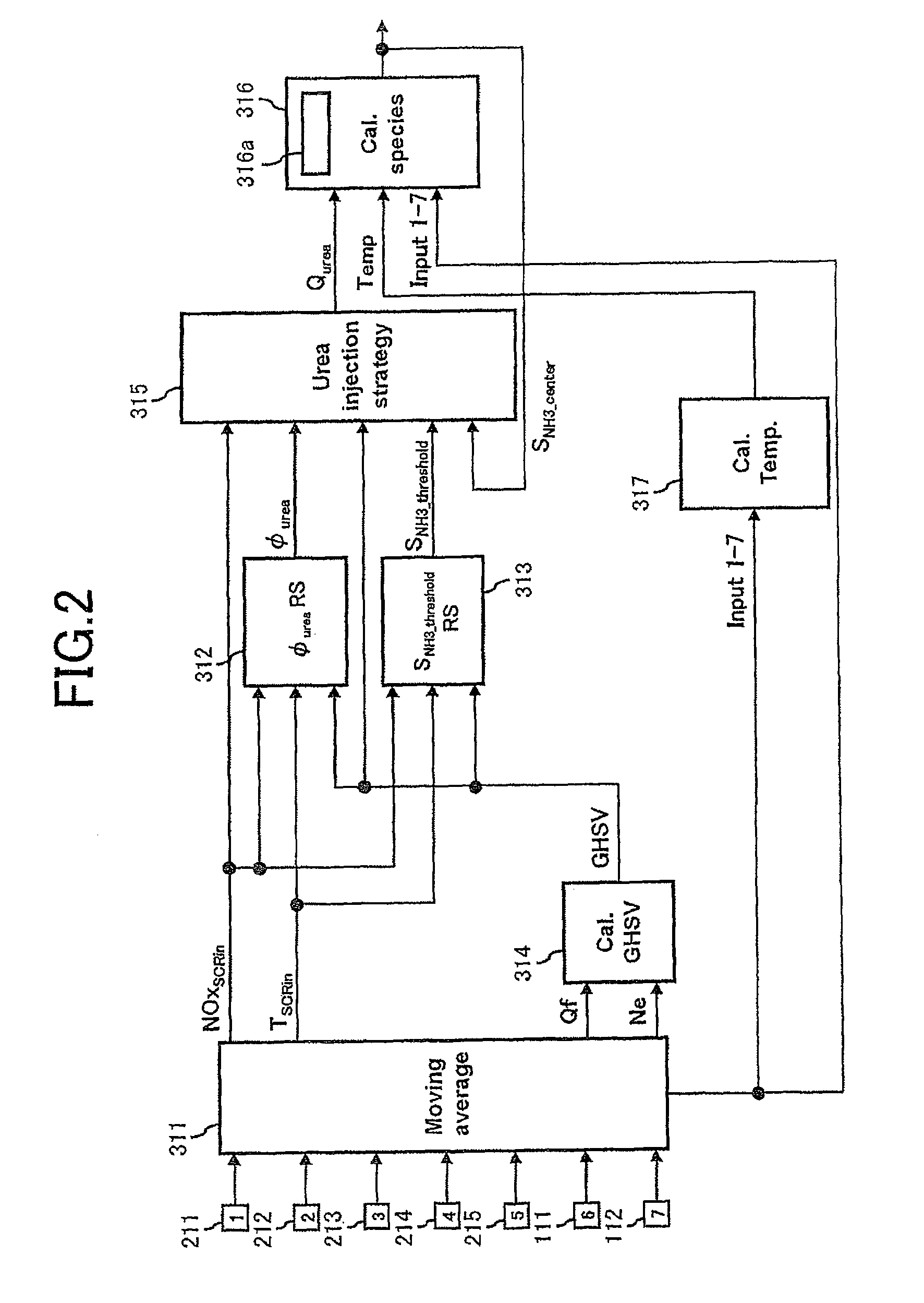 Engine exhaust purification device